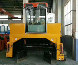 خط تولید کود آلی 50 T/H کمپوست Windrow Turner برای سرگین حیوانات