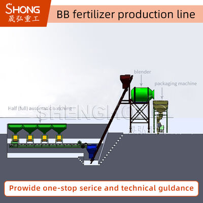 خط تولید کود BB و مواد فولاد کربن یا فولاد ضد زنگ