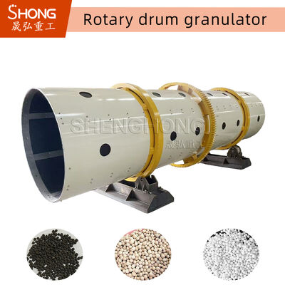 فولاد ضد زنگ درام چرخش کود دانه دار 3-5t/h 7.5KW