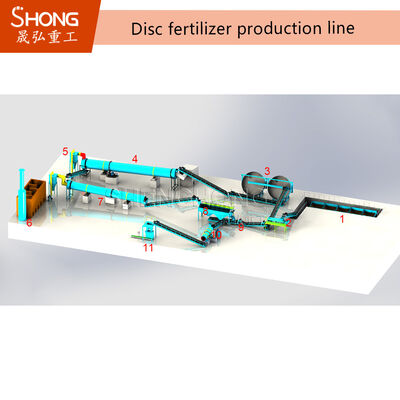 ضایعات کمپوست زیست توده خط تولید کود آلی 380 ولت