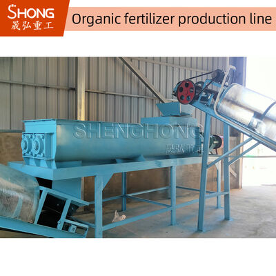 10TPH خط تولید کود ارگانیک برای انبارها