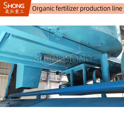 10،000 TPY نوع حفره کمپوست Windrow Turner برای خط تولید کود ارگانیک 1-15mm