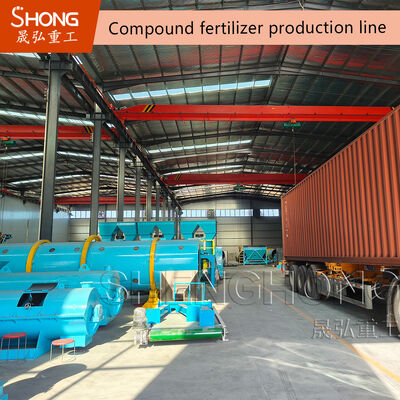 دستگاه گرانول کود با ظرفیت 12 تن در ساعت برای تولید کود ترکیبی NPK با ذرات کروی 1-3 میلی متری و محتوای NPK 20٪ -48٪ قابل تنظیم