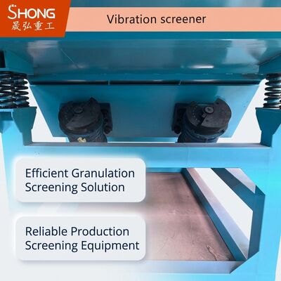 1000 Tph 380v دستگاه غربالگری ارتعاش برای دانه ریزی و غربالگری کود ارگانیک