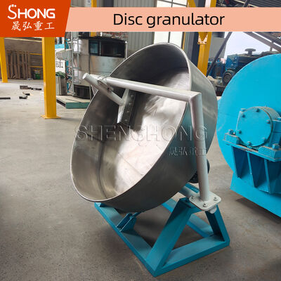 دستگاه گرانول کود فولاد کربنی نوع مرطوب برای گرانولاتور تشت دیسک کود آلی 2-6 میلی متری