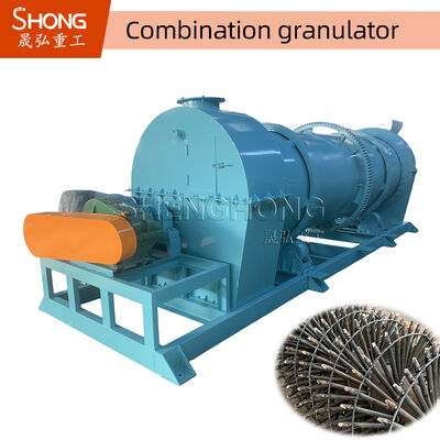 ماشین گرانولاتور کود فولاد کربن با نرخ گرانولاسیون 80 تا 90 درصد و بدون نیاز به باندر برای تولید کود ارگانیک