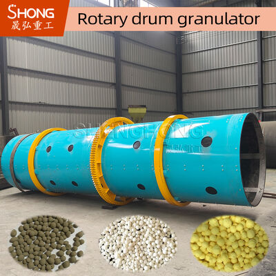ماشین گرانولاتور درام چرخشی برای کود ترکیبی با ظرفیت 8-15T / H، سرعت 11.5r / min و ساخت فولاد کربن
