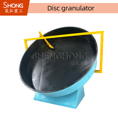 5mm دانه های کود ارگانیک Disc Pelletizer با 93% میزان گلوله سازی برای 20%-40% رطوبت خوراک