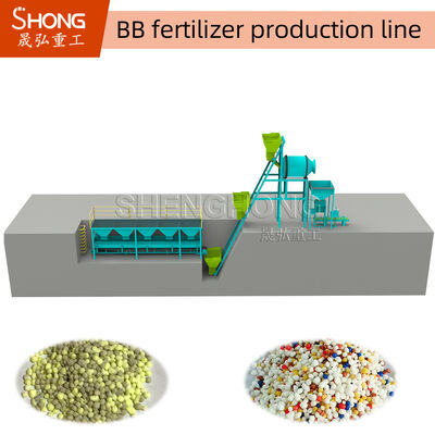 مخلوط کننده کود BB سفارشی با 380 ولتاژ و 1 سال گارانتی برای خط تولید کود