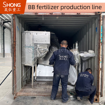 خط تولید کود BB با ظرفیت 3-8 تن در ساعت، سیستم کنترل خودکار و ویژگی های صرفه جویی در انرژی