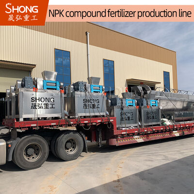 خط تولید کود NPK ولتاژ تقاضای سری 8-10 TON/H SDZ برای دانه بندی کود مرکب