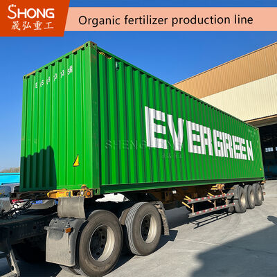خط تولیدی کود کمپوستی فولاد کربن با ابعاد سفارشی با قدرت 37-220kw برای ساخت کود ارگانیک
