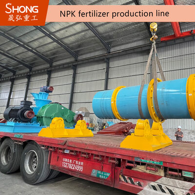 خط دانه بندی کود ترکیبی تولید مداوم بدون خشک کردن صرفه جویی در انرژی برای کود NPK