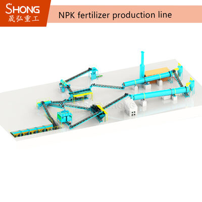 تجهیزات گرانولاسیون کود NPK سفارشی OEM با گرانولاسیون پرس غلتکی و ظرفیت 1-20 تن در ساعت