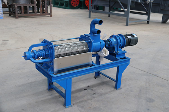 جداکننده مایع جامد کود مرغی کربن استیل 3t/H 7kw